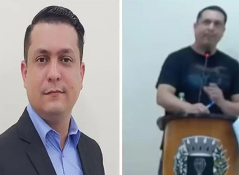 Vereador Rodrigo Mendes (PSB) teve o mandado cassado por quebra de decoro em Pariquera-A&ccedil;u &mdash; Foto: Divulga&ccedil;&atilde;o/C&acirc;mara dos vereadores e reprodu&ccedil;&atilde;o