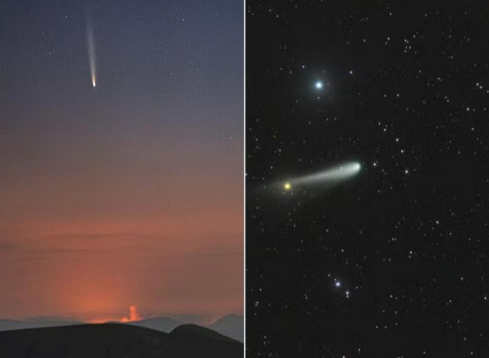 Como observar o 'Cometa do Século' no Brasil: fenômeno poderá ser visto a olho nu / Foto: Cristiano Xavier/Divulgação e Pepe Chambó 