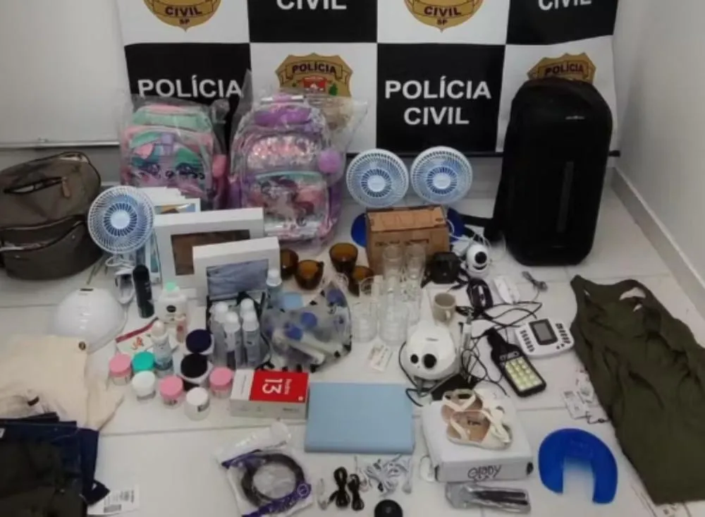 Operação policial no Vale do Ribeira prende dupla por receptação de celulares roubados / Foto: Divulgação Polícia Civil