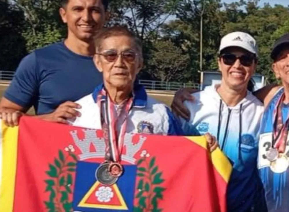 Atleta de 91 anos da maior delegação da história de Registro ganha medalha de prata nos Jogos da Melhor Idade – JOMI 2025 em Cerquilho / Foto: Divulgaçãoo Prefeitura de Registro