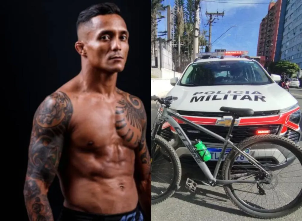 Professor de MMA e Jiu-Jitsu imobiliza ladrão com 'kimura' e impede furto de bicicleta em academia de Registro-SP / Foto: Divulgação 